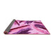 Sideview of Abstract Pink Modern Rug, abs2541pnk