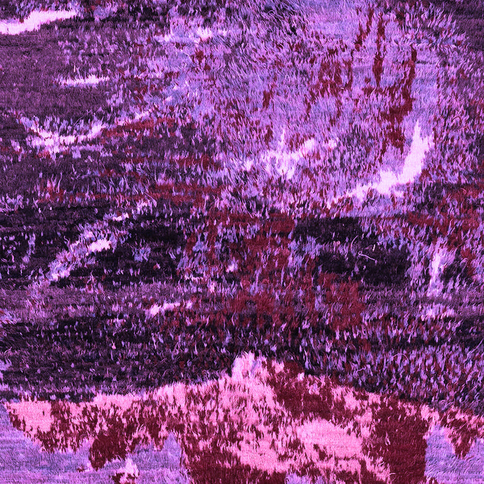 Machine Washable Abstract Purple Modern Area Rugs, wshabs2542pur