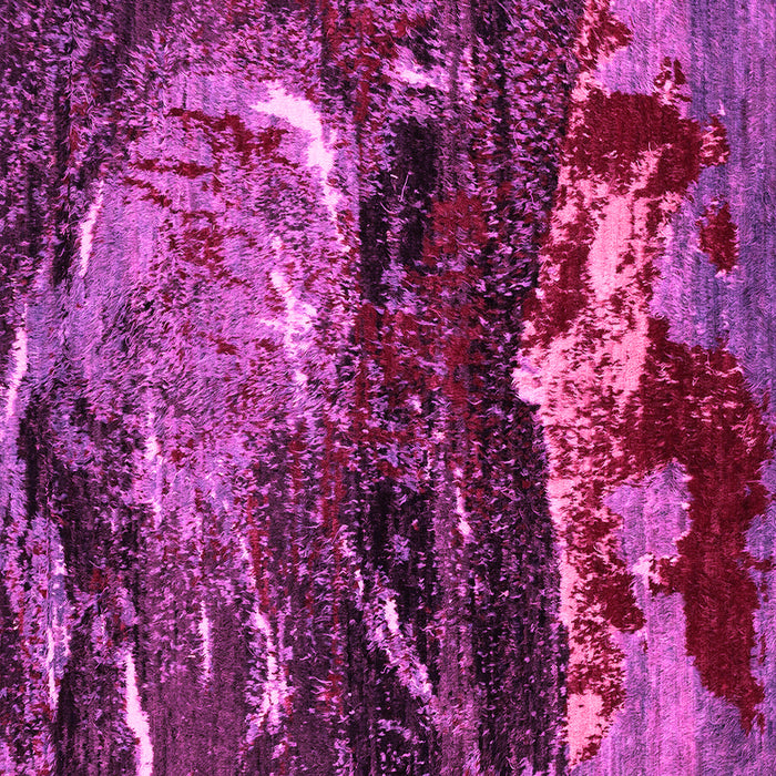 Square Abstract Pink Modern Rug, abs2542pnk