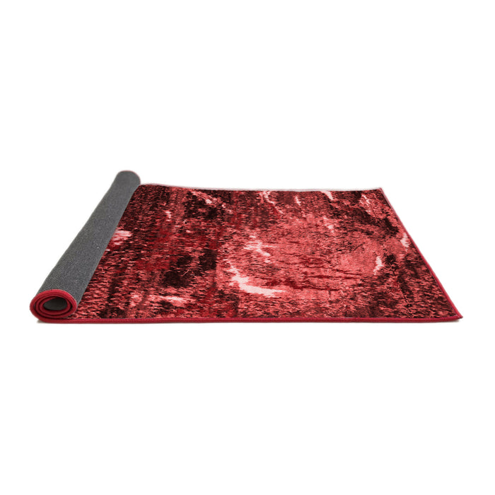Abstract Red Modern Area Rugs