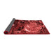 Abstract Red Modern Area Rugs