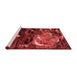 Modern Red Washable Rugs