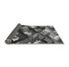 Sideview of Abstract Gray Modern Rug, abs2543gry