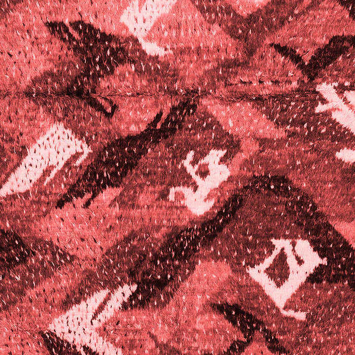 Abstract Red Modern Area Rugs