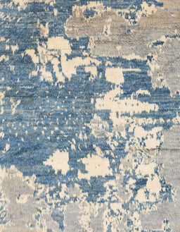 Abstract Slate Gray Modern Rug, abs2544