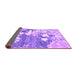 Sideview of Abstract Purple Modern Rug, abs2544pur