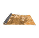 Sideview of Abstract Orange Modern Rug, abs2544org