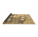 Sideview of Abstract Brown Modern Rug, abs2544brn