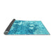 Sideview of Abstract Light Blue Modern Rug, abs2544lblu