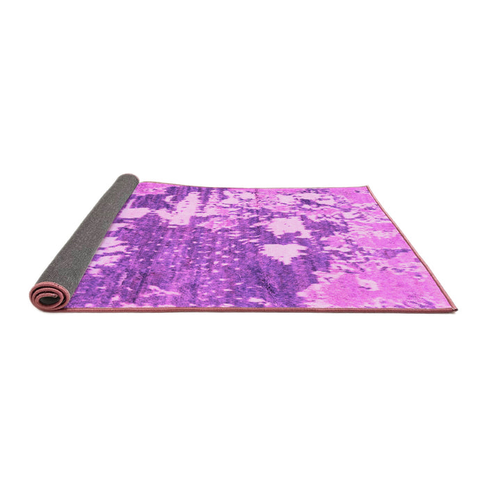 Sideview of Abstract Pink Modern Rug, abs2544pnk