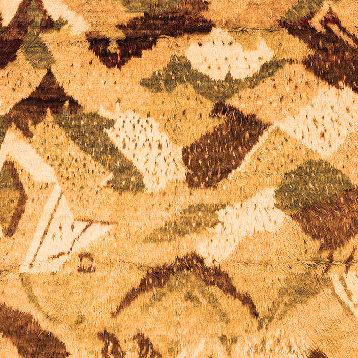 Machine Washable Abstract Orange Modern Area Rugs, wshabs2545org