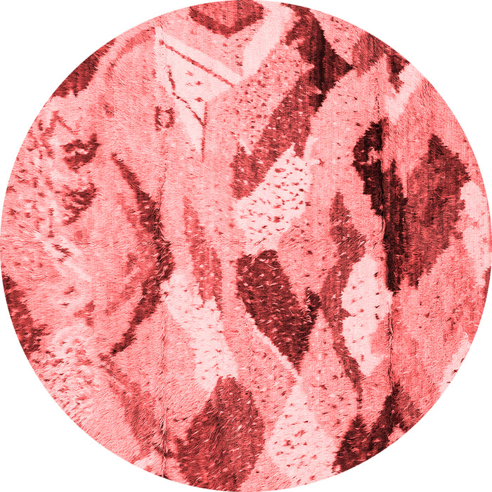 Abstract Red Modern Rug, abs2545red