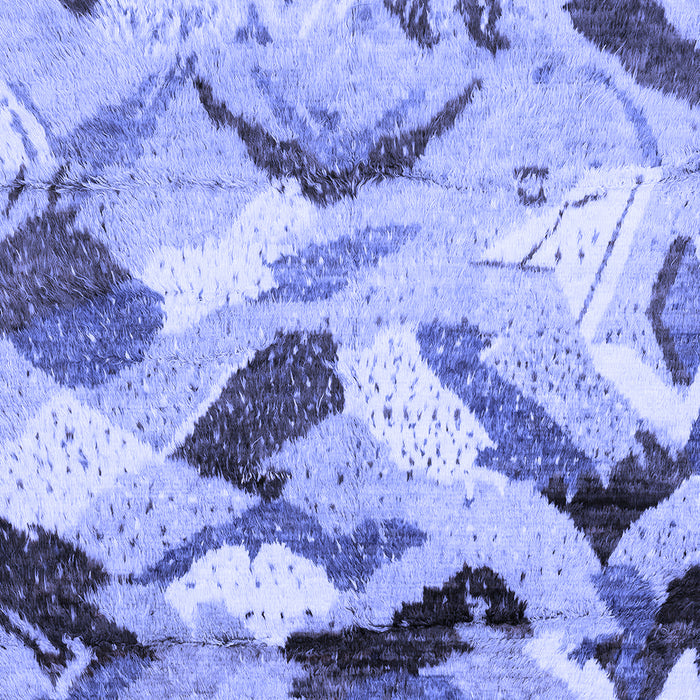 Abstract Blue Modern Rug, abs2545blu