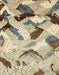 Abstract Brown Modern Rug, abs2545