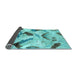 Sideview of Abstract Light Blue Modern Rug, abs2545lblu