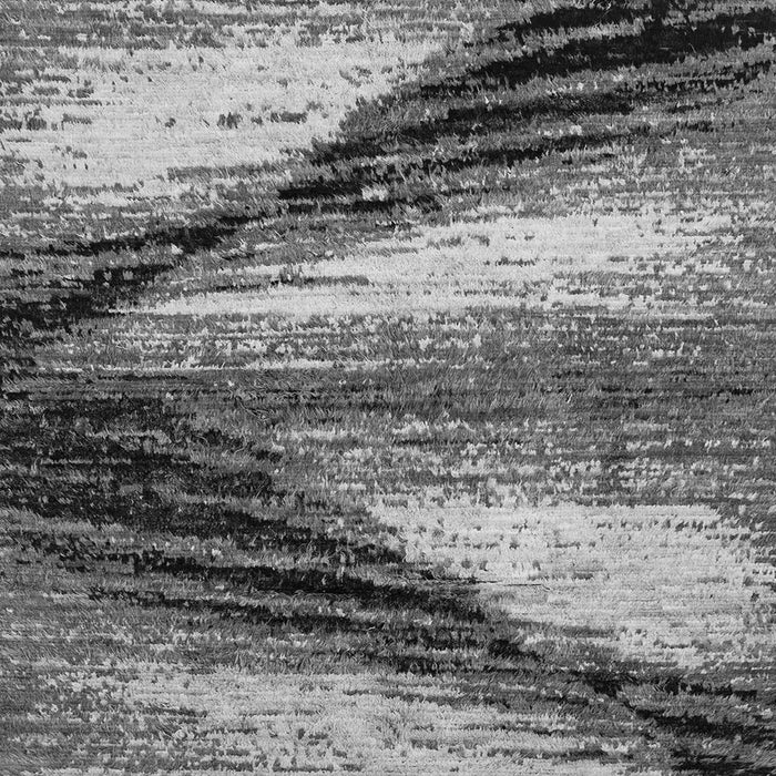 Square Abstract Gray Modern Rug, abs2546gry