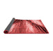 Abstract Red Modern Area Rugs