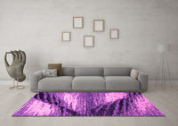 Machine Washable Abstract Pink Modern Rug, wshabs2546pnk