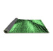 Sideview of Abstract Emerald Green Modern Rug, abs2546emgrn