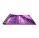 Sideview of Abstract Pink Modern Rug, abs2546pnk