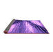 Sideview of Abstract Purple Modern Rug, abs2546pur