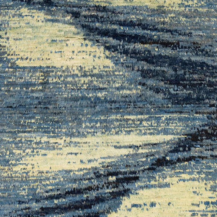 Machine Washable Abstract Dark Blue Grey Blue Rug, wshabs2546