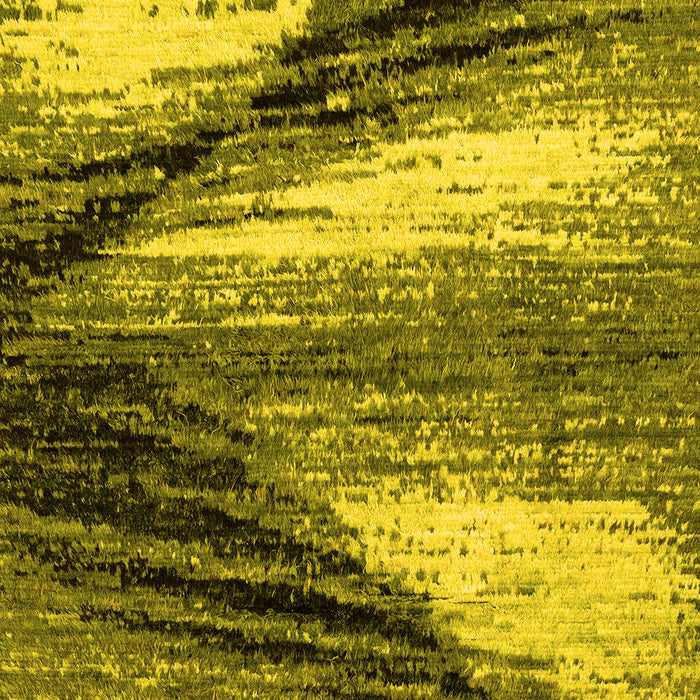 Abstract Yellow Modern Rug, abs2546yw