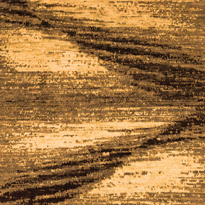 Square Abstract Orange Modern Rug, abs2546org