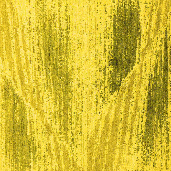 Square Machine Washable Abstract Yellow Modern Rug, wshabs2547yw
