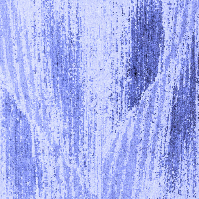 Square Machine Washable Abstract Blue Modern Rug, wshabs2547blu