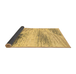 Sideview of Abstract Brown Modern Rug, abs2547brn