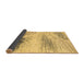 Sideview of Abstract Brown Modern Rug, abs2547brn