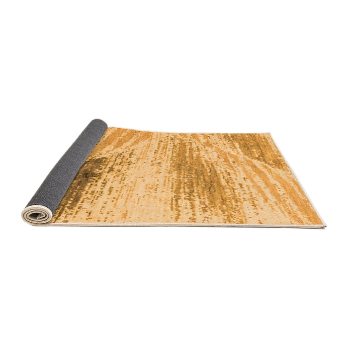 Sideview of Abstract Orange Modern Rug, abs2547org