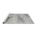 Sideview of Machine Washable Abstract Gray Modern Rug, wshabs2547gry