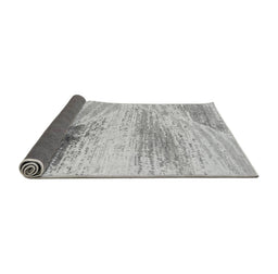 Sideview of Abstract Gray Modern Rug, abs2547gry