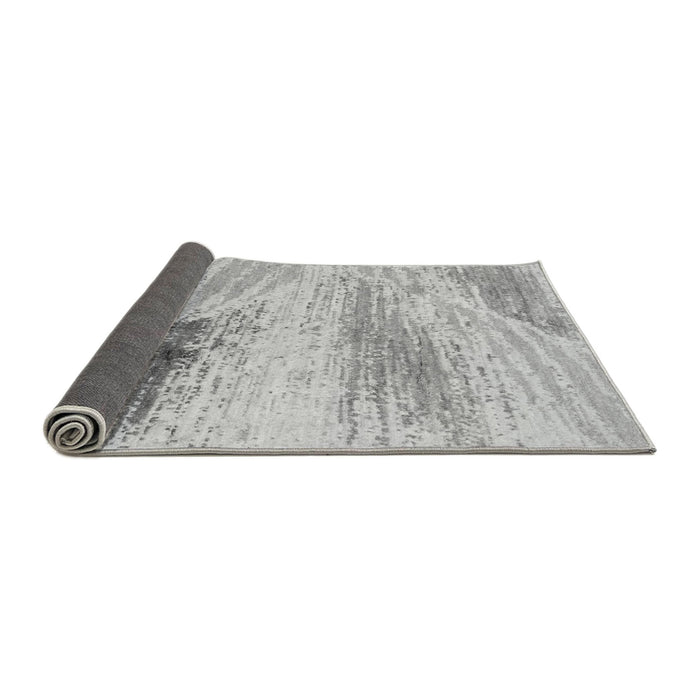 Sideview of Abstract Gray Modern Rug, abs2547gry