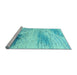 Sideview of Machine Washable Abstract Light Blue Modern Rug, wshabs2547lblu