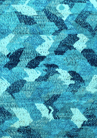 Abstract Light Blue Modern Rug, abs2548lblu