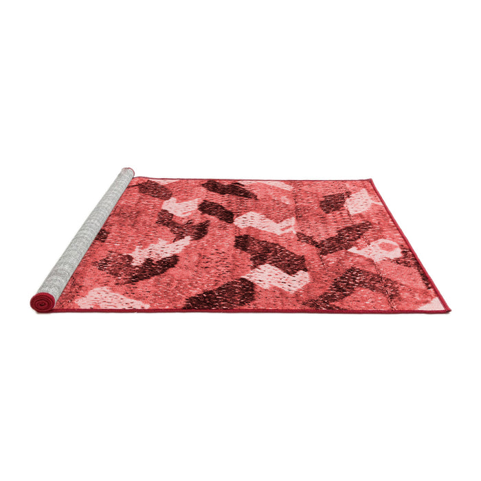 Modern Red Washable Rugs
