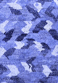 Abstract Blue Modern Rug, abs2548blu