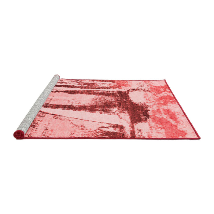 Modern Red Washable Rugs
