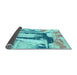 Sideview of Abstract Light Blue Modern Rug, abs2549lblu