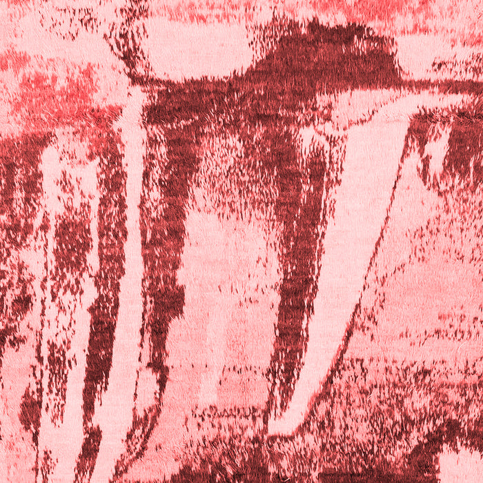 Abstract Red Modern Area Rugs