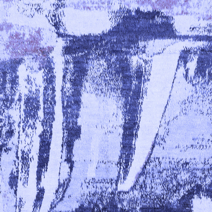 Machine Washable Abstract Blue Modern Rug, wshabs2549blu