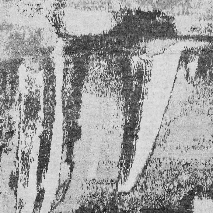 Machine Washable Abstract Gray Modern Rug, wshabs2549gry