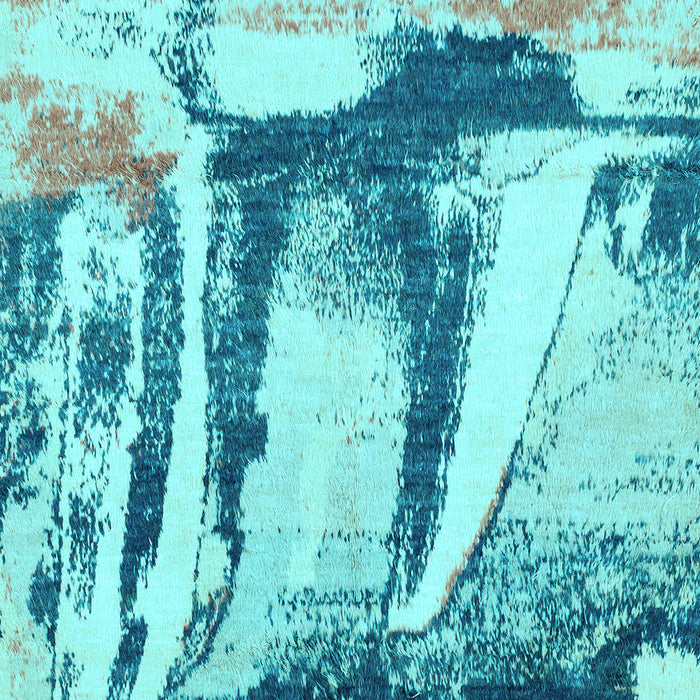 Abstract Light Blue Modern Rug, abs2549lblu