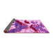 Sideview of Abstract Pink Modern Rug, abs2550pnk