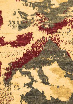 Abstract Brown Modern Rug, abs2550brn