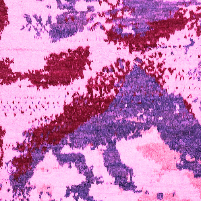 Machine Washable Abstract Pink Modern Rug, wshabs2550pnk