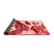 Abstract Red Modern Area Rugs